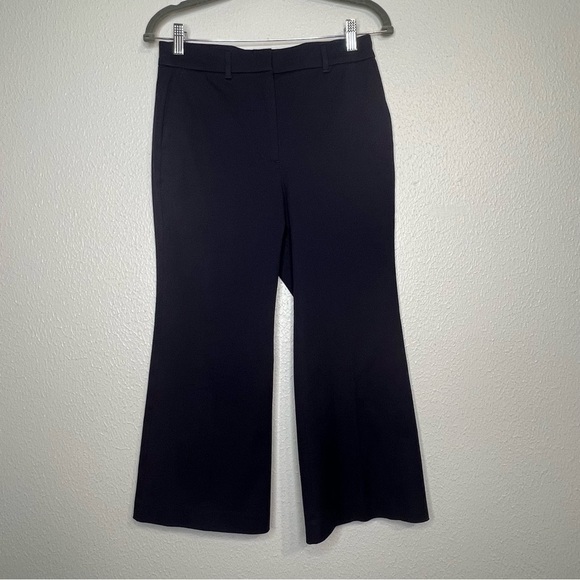 Boden Womens Size 4 Petites Navy Blue Wide Leg Culotte Pants Cropped Career - Picture 14 of 14